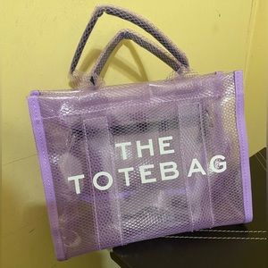 Clear tote crossbody bags